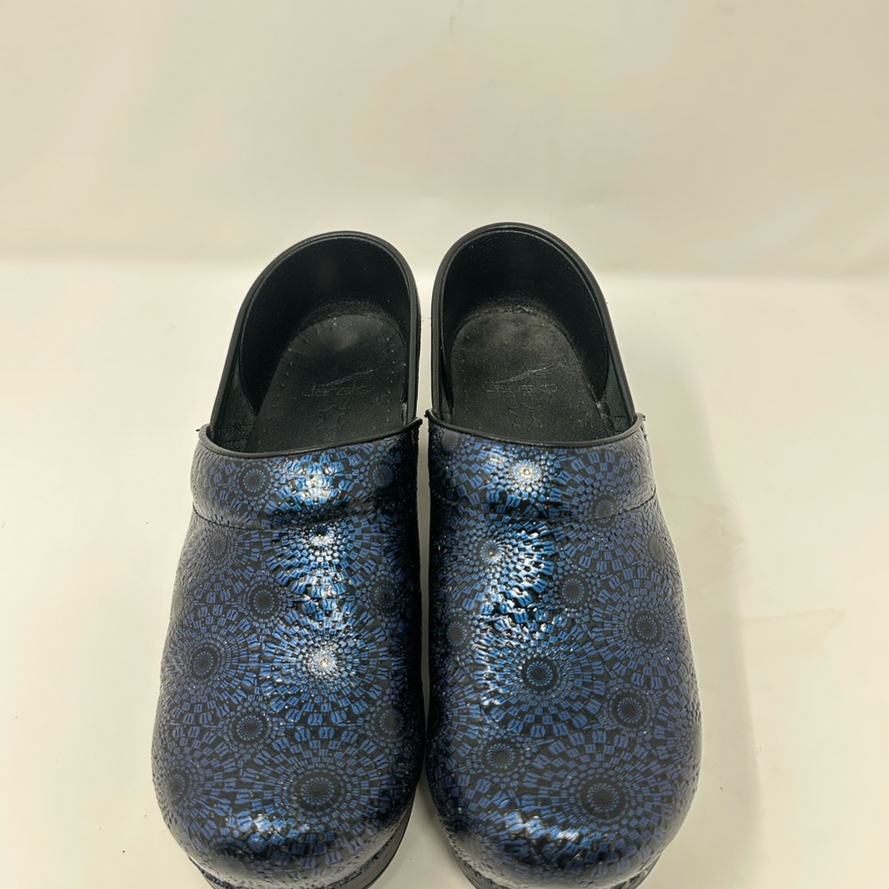 Dansko Professional Clogs Women's EUR 39 US 8.5 Blue Medallion - Picture 9 of 13
